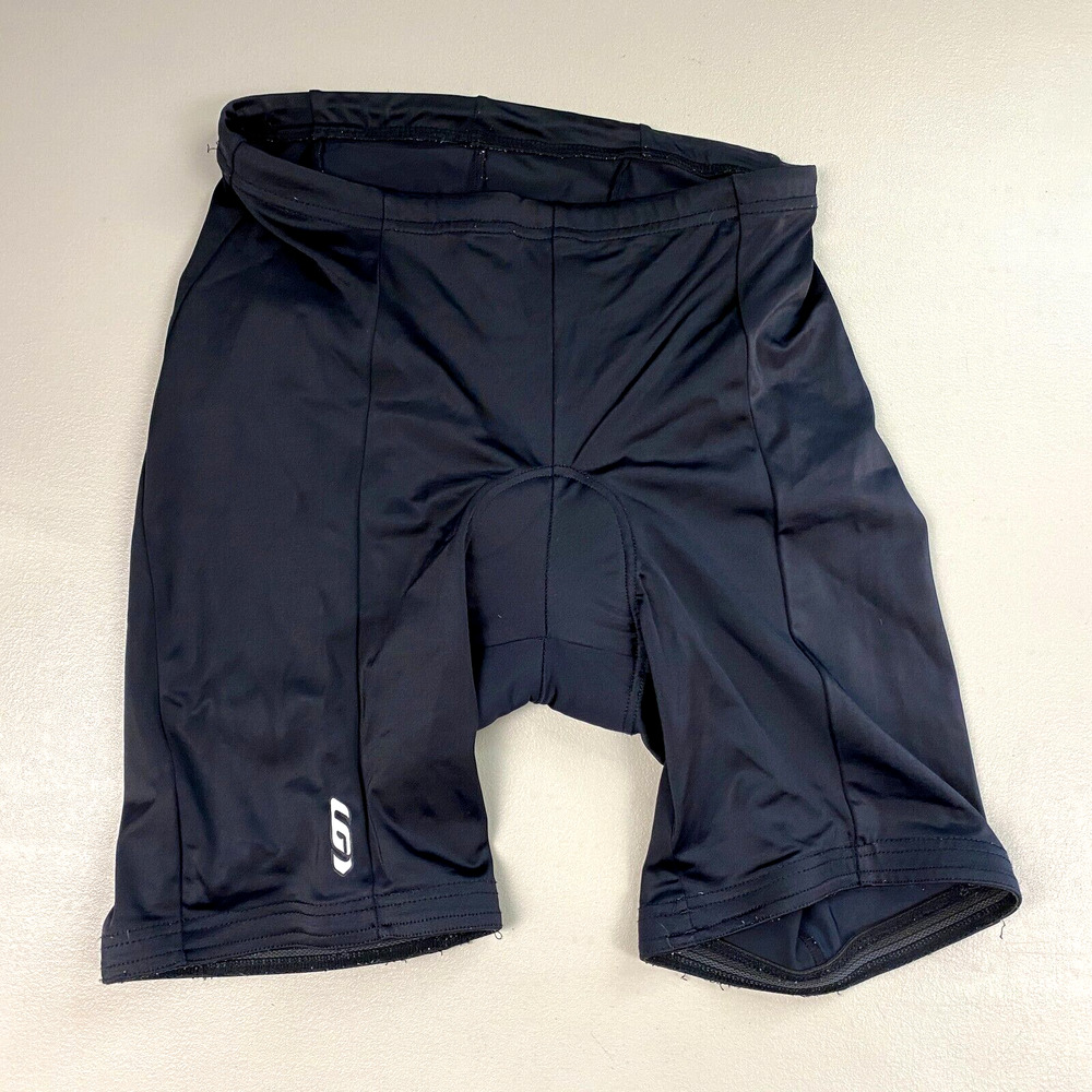Louis Garneau Cycling Shorts Womens XL Black‎ Padded Compression 7"